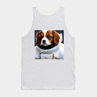 Cavalier King Charles Spaniel as Astronaut Tank Top